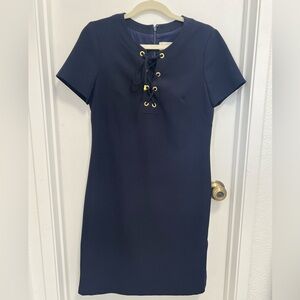Eliza J women navy blue dress